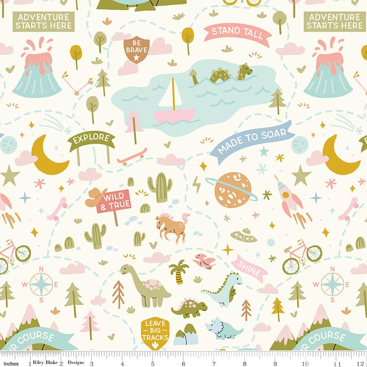 Brave Your Way Adventure Awaits-Petal