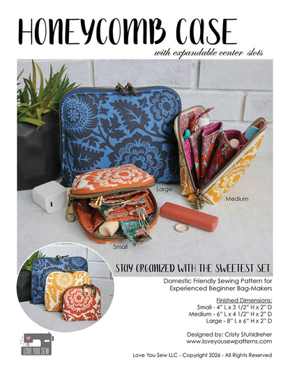 Honeycomb Case Sewing Pattern