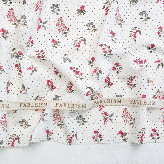 Indian Block Prints Cottage: Dottie Floral in Cream