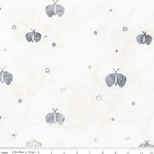 Boho Batiks Butterflies Snow White