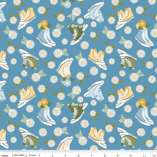 Sunshine & Dandelions Shoes Blue