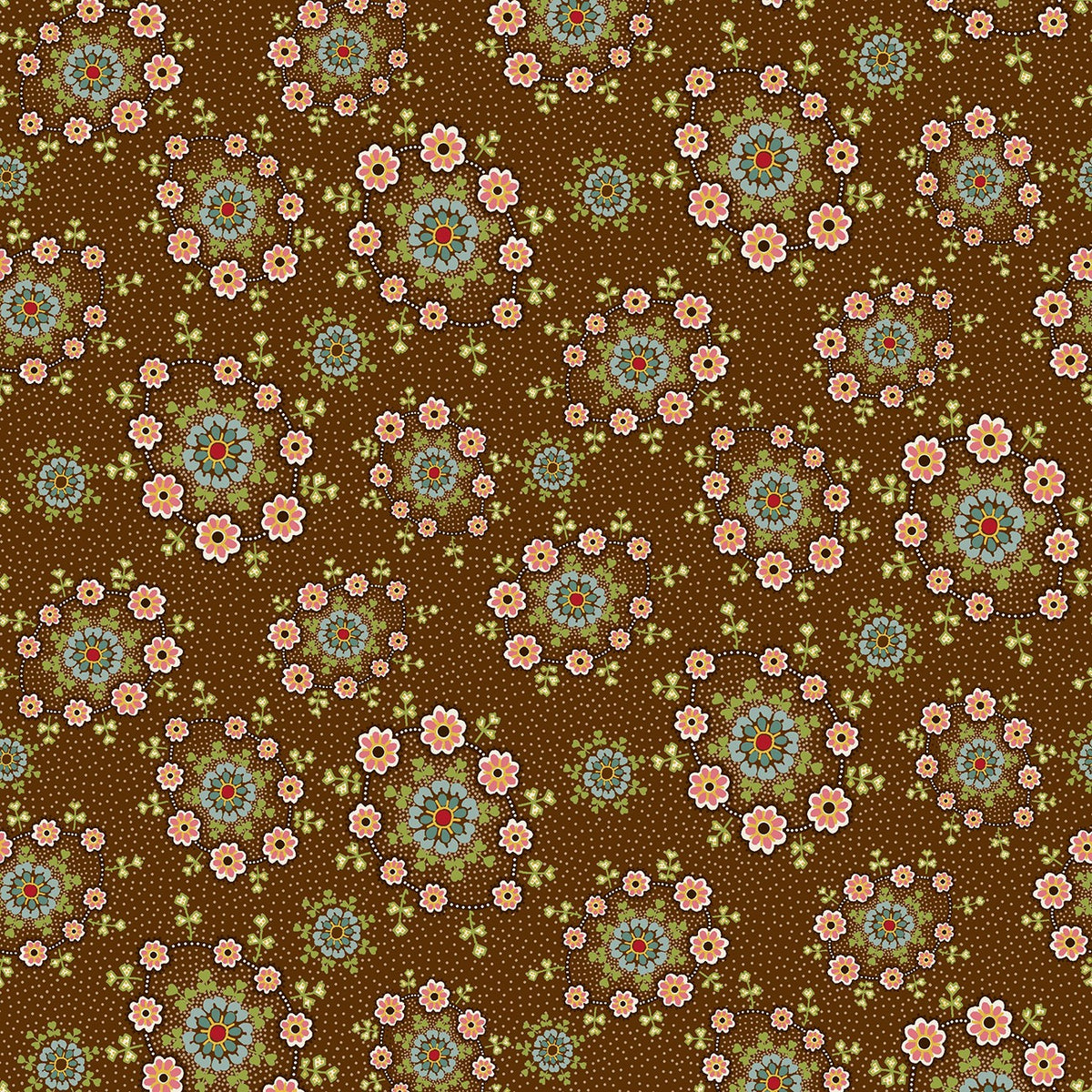 Brown Daisy Wreaths 4.8 Inch
