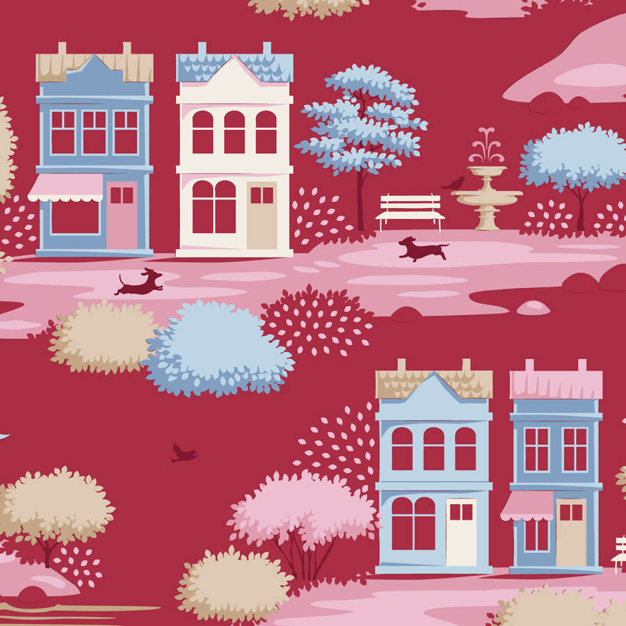 Village Life- Village Burgundy ** Pre-order, Available Oct 1, 2026 **