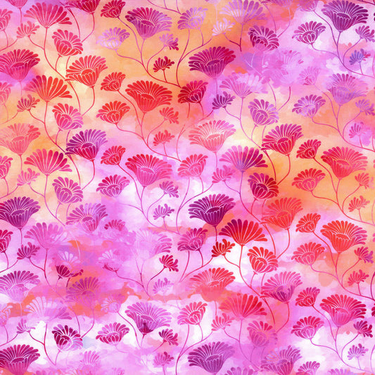 Felicity Flower Vines (Sherbet)