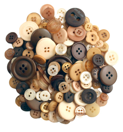 Cocoa Buttons in Mason Jar
