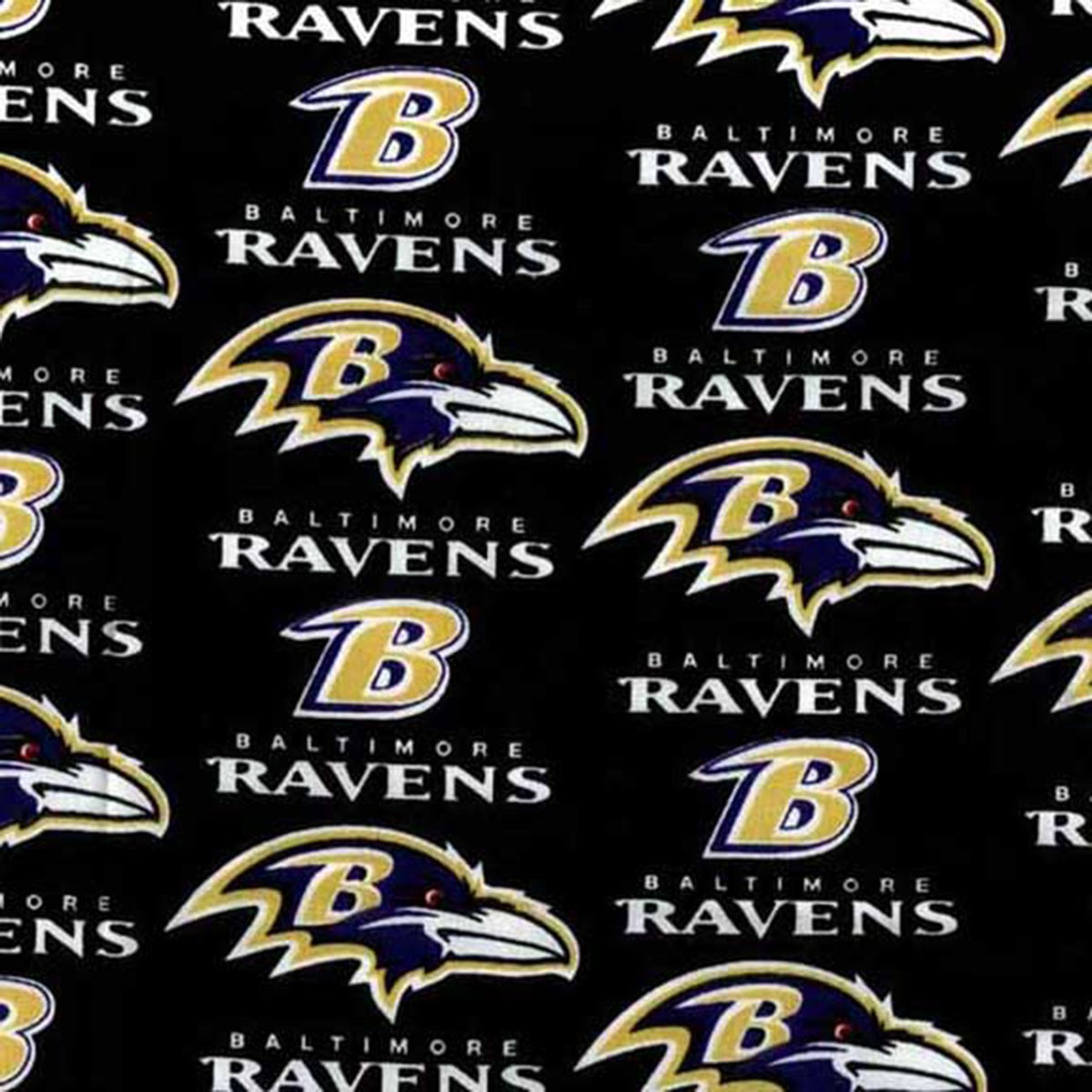 NFL Baltimore Ravens 45in Cotton