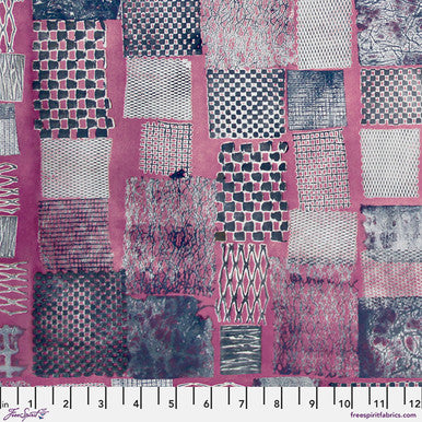 Pink Patchwork - Boysenberry