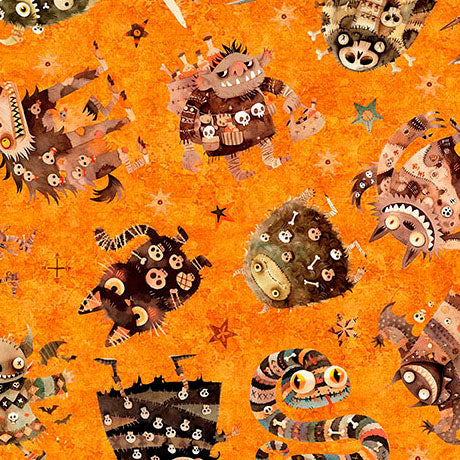 A HAUNTING WE WILL GO-HALLOWEEN MONSTER TOSS