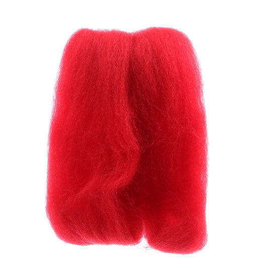 Wistyria Editions Wool Roving 14in Red