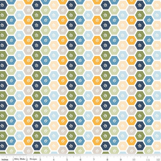 Sunshine & Dandelions Hexies Multi