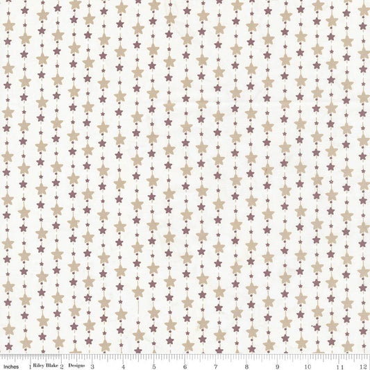 Boho Batiks Stars Snow White