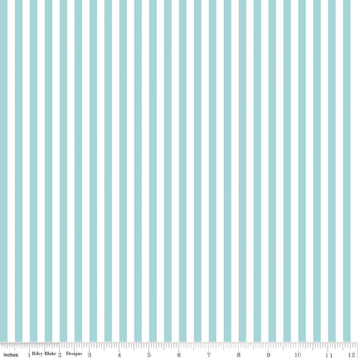 Stripe 1/4" Color Aqua