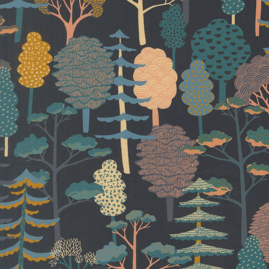 Feather Forest Bloom - Midnight