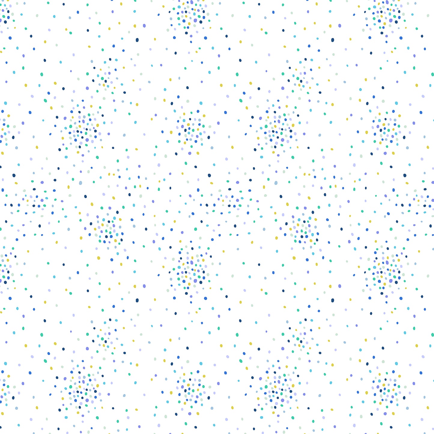 Miniature Minis - Dapple Dots - Party Hat White