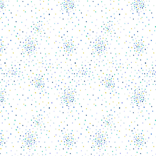 Miniature Minis - Dapple Dots - Party Hat White