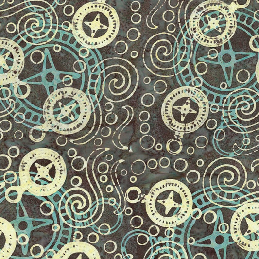 Batiks Sunken Treasure Riverbed Stone
