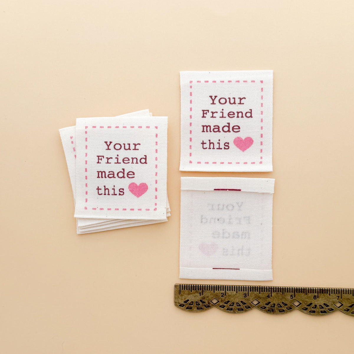 Friend Made Cotton Label 8pk