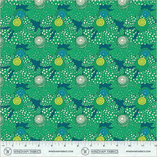 Sunshine, Polka flower, Chlorophyll, High Density Cotton