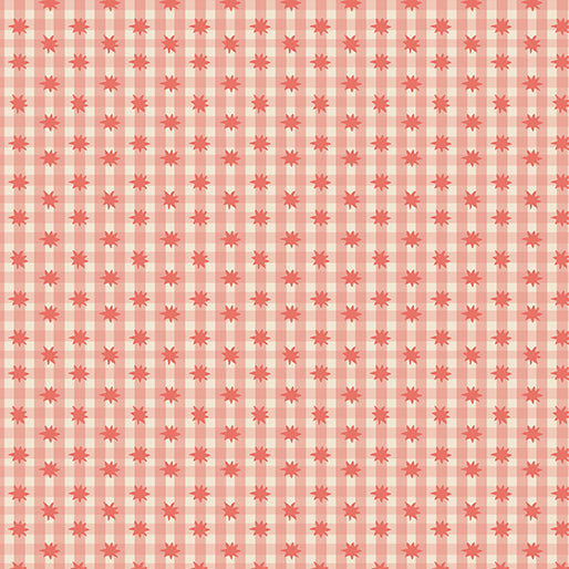 Meadow Star Gingham Peach Jam
