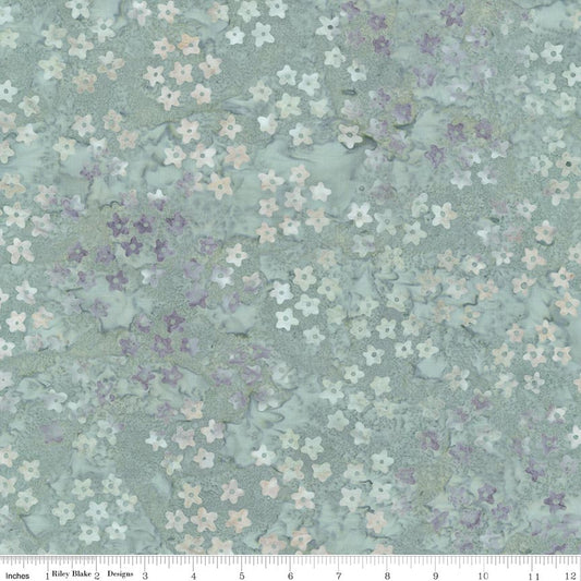 Boho Batiks Ditsy Floral Whispery Sage