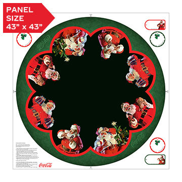 COCA-COLA CHRISTMAS - TREES SKIRT PANEL