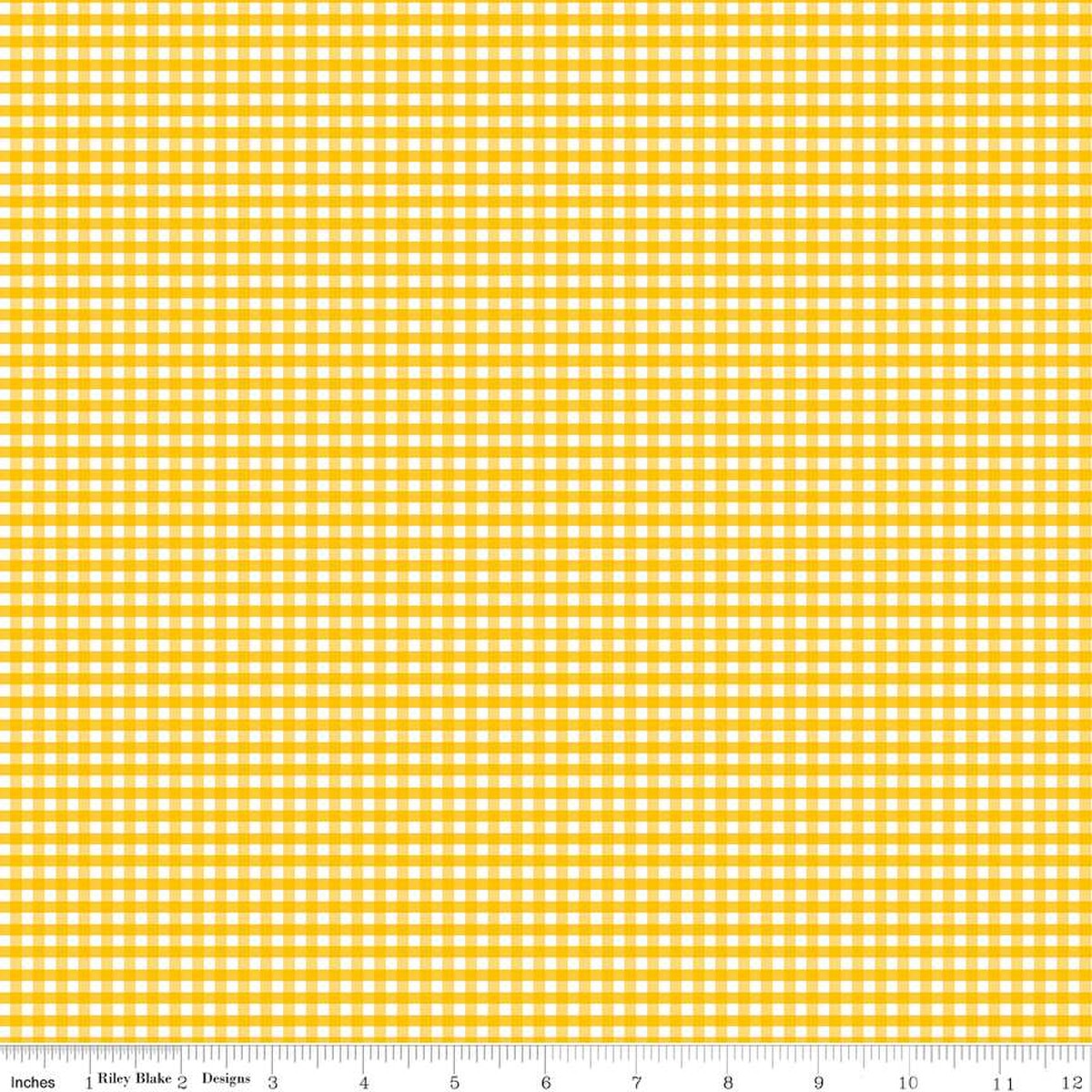 1/8“ Small Gingham Mustard