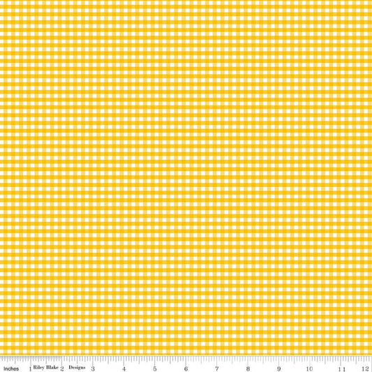 1/8“ Small Gingham Mustard