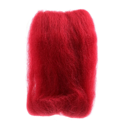 Wistyria Editions Wool Roving 14in Cherry