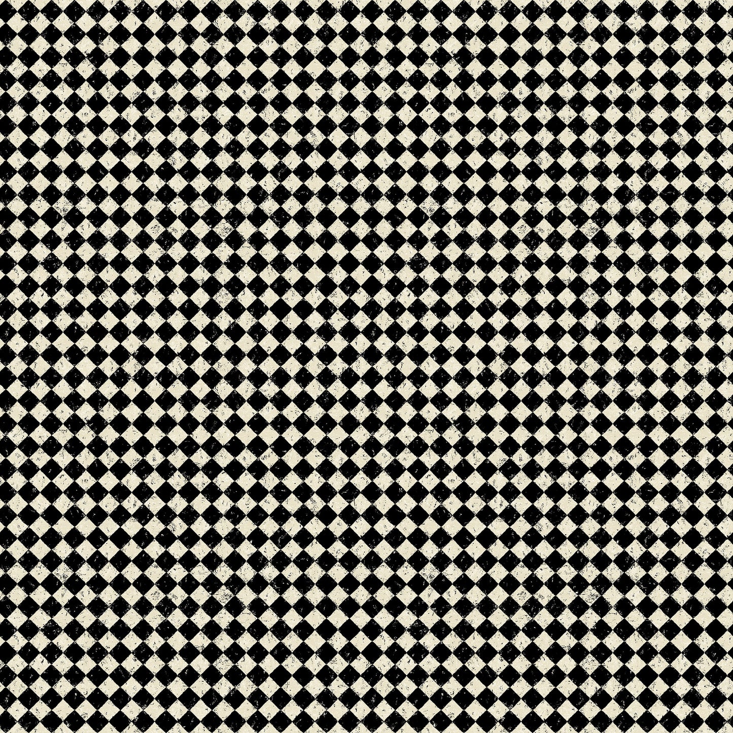 Distressed Check - BLACK AND BONE