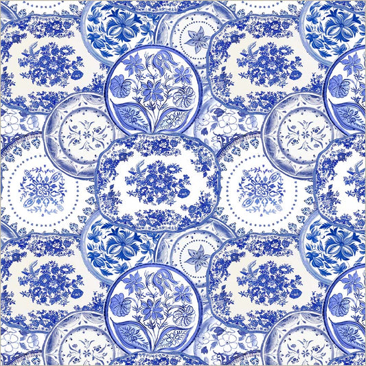 China - Blue Heirloom &ndash; - White
