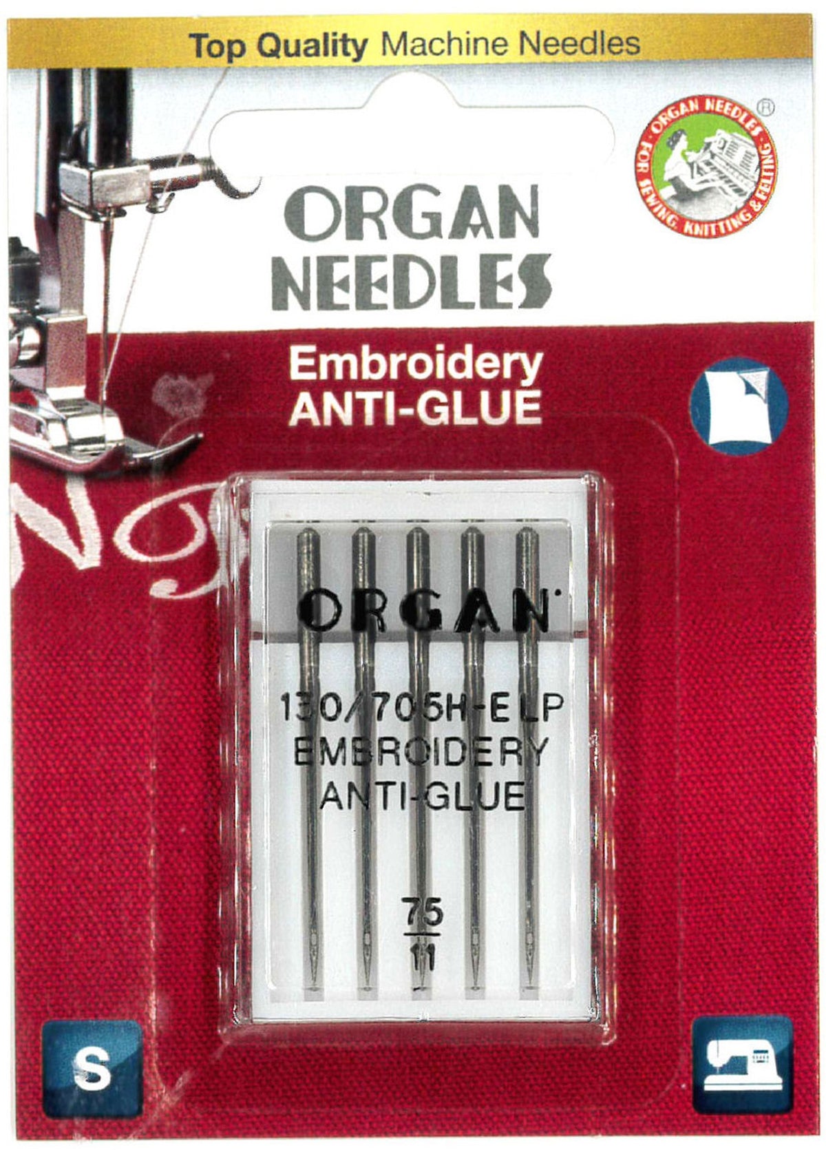 Organ Anti-Glue Size 75/11 Needles