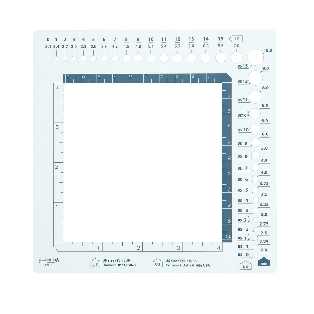 Swatch Ruler and Needle Gauge