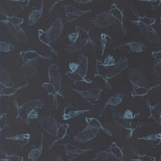 Feather Forest Bloom - Midnight