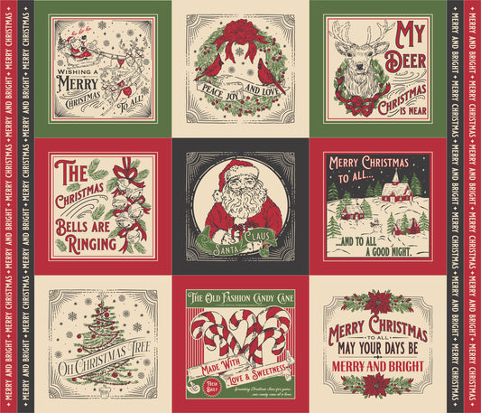 Holiday Cheer Panel - Natural