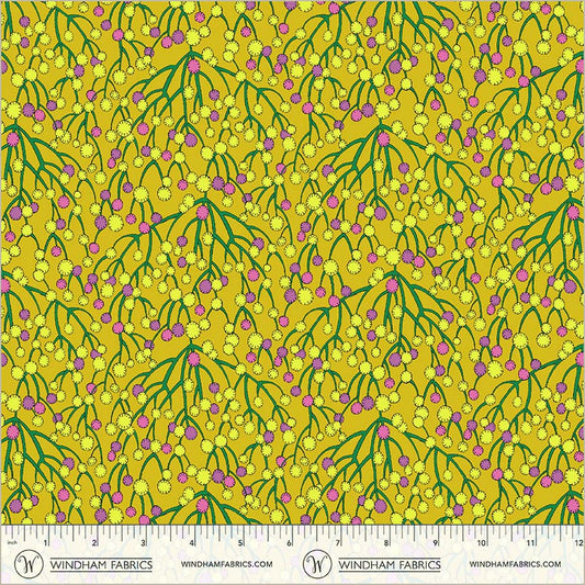 Sunshine, Huckleberry, Chartreuse, High Density Cotton