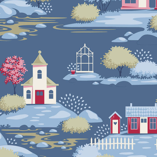 Village Life- Village Blue ** Pre-order, Available Oct 1, 2026 **