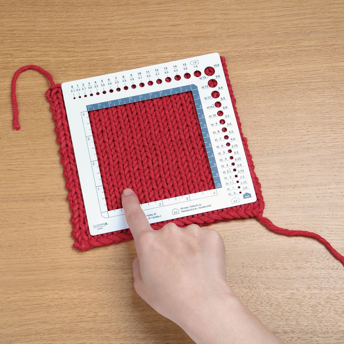 Swatch Ruler and Needle Gauge