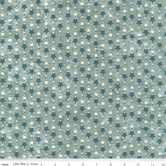 Boho Batiks Stars Whispery Sage