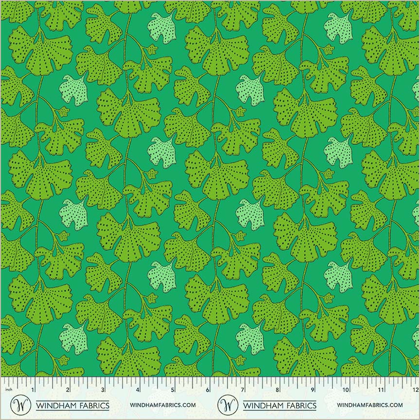 Sunshine, Ginkgo, Kelly, High Density Cotton