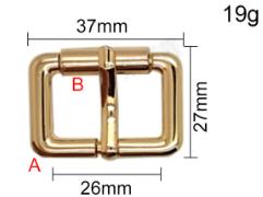Bar Buckle 1" 2pk