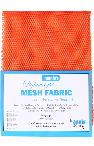 Mesh Fabric 18x54   Pumpkin