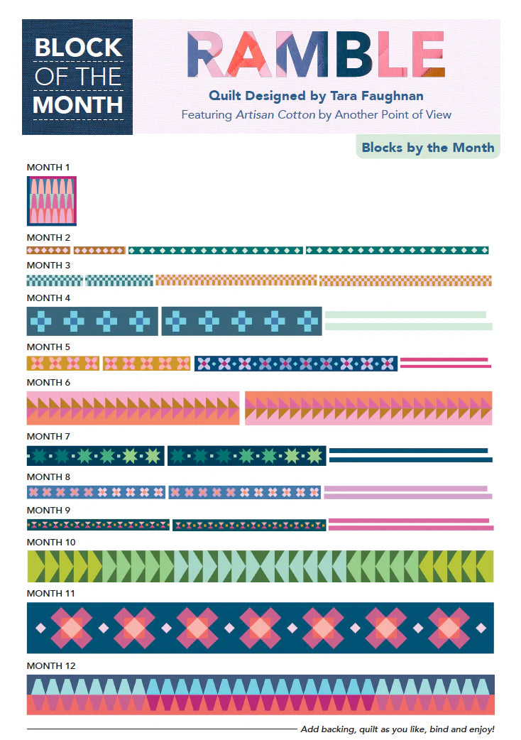 Tara Faughnan Pre-order Ramble Block of the Month