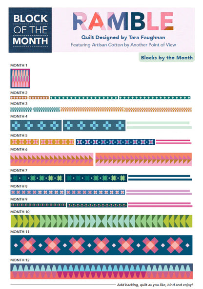 Tara Faughnan Pre-order Ramble Block of the Month
