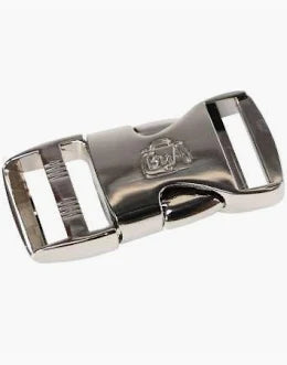 [HAR1-SRB-N-ONE] Side Release Buckle (Metal) - 1" - Set of One (Nickel)