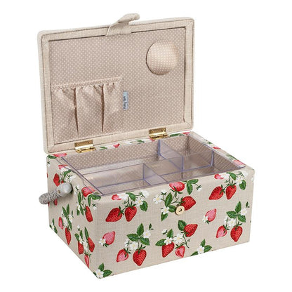 Strawberry Sewing Box (Medium)