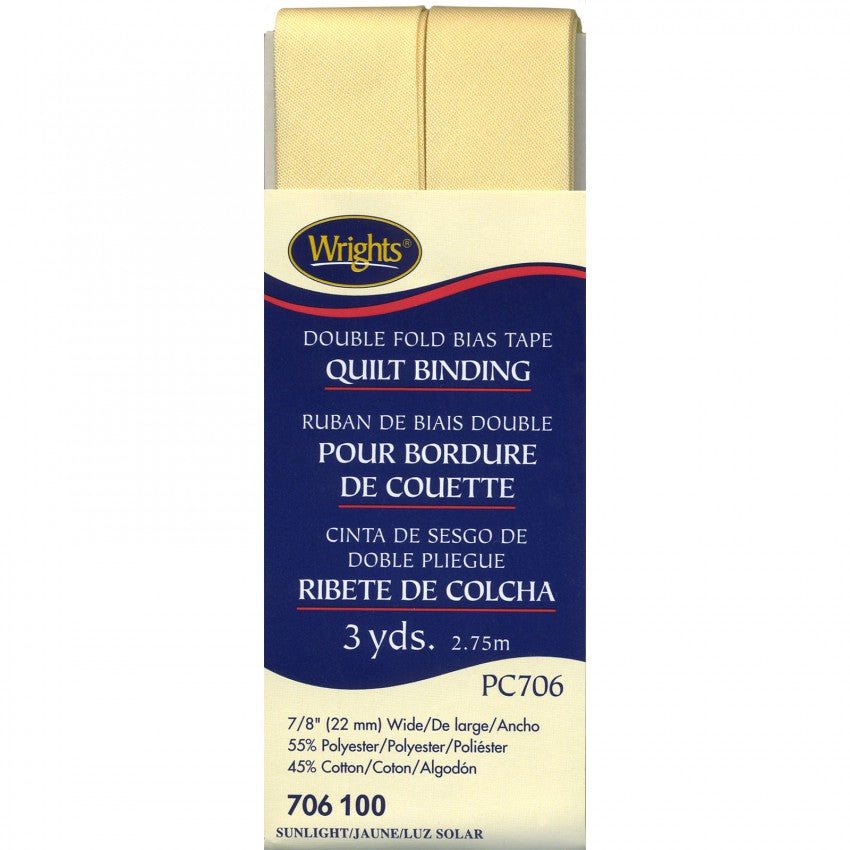 Double Fold Bias Tape Quilt Binding