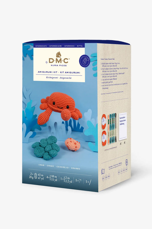 Crab Intermediate Amigurumi Crochet Kit
